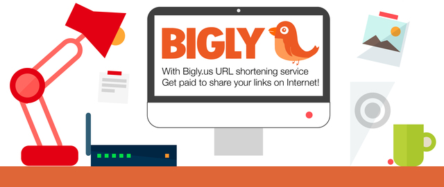 With BIGLY.US Shrink, Share and Earn Money. It's that easy. Get paid to share your links on Internet