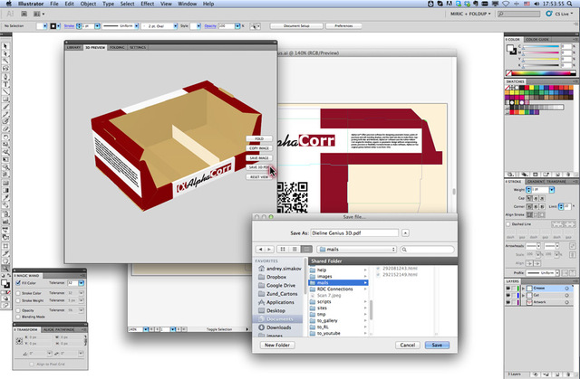AlphaCorr Dieline Genius 3D for Adobe Illustrator