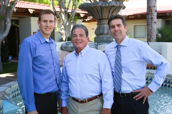 From left: Dr. Chet L. Jenkins, Dr. Stevan K. Forney, and Dr. Jason B. Nelson