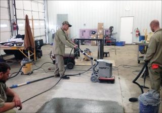 Hopkins County Jail Spearheads New Concrete Polishing Training Program For Inmates Using WerkMaster Raptor XT Concrete G…