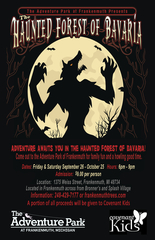 Frightful Family Fun in Frankenmuth's "Haunted Forest of Bavaria" - September & October
