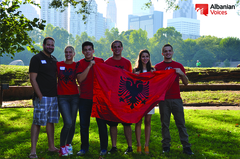 Albanian Voices organizes gathering for Atlanta Albanians: September 2014.