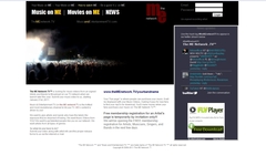 Screenshot of the newly designed site.