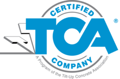 Bob Moore Construction was the first general contractor in the United States to be formally certified as a TCA Certified Company by the Tilt-up Concrete Association.