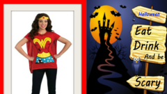 DcComics Wonder Woman T Shirt, Cute Halloween Costumes for Women