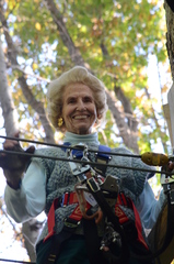 At Age 94 She Sets a Record In The Treetops at The Adventure Park