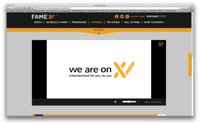 Fame XV homepage