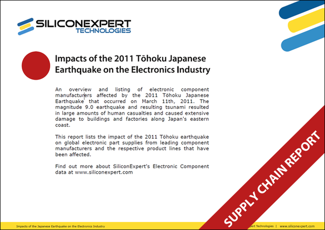 Electronic industry report on the impact to supply chain due to the March 2011 Japanese Earthquake