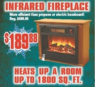 Enjoy Discounts on Infrared Fireplaces and Portable Heaters at Vacuum Authority Stores.