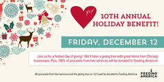 XEX Hair Gallery Holiday Party Flyer 2014