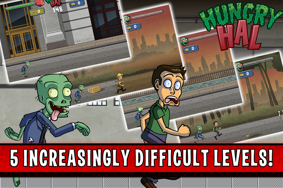 New Addicting Zombie Game App, Hungry Hal, Now Available On Google Play