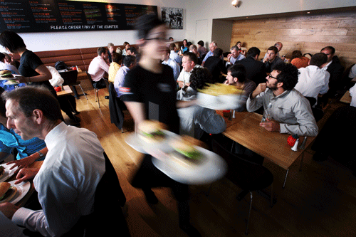 Restaurant noise deters return customers.