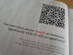 Opportunity beckons with QR codes