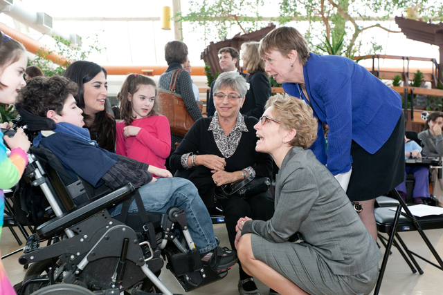 Minister Wynne and Jacob Trossman and family