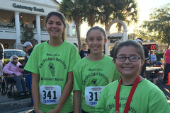 Kids from the Boys & Girls Club in Dunnellon participated in the Reindeer Run.