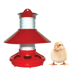 New Chick Feeder Keeps Food Cleaner & Can Be Used Outdoors When Chicks Mature