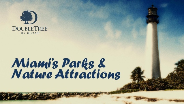 Check out the latest slideshow from the DoubleTree Ocean Point Resort & Spa for some insider information into Miami's best nature attractions. 