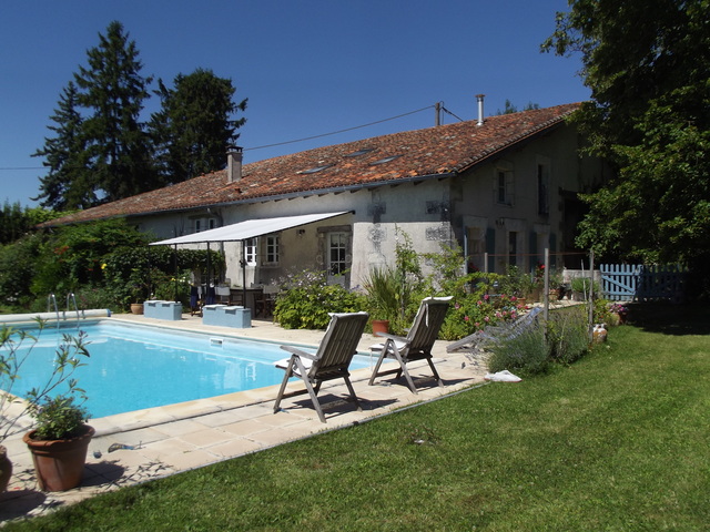 A typically popular stone built rural house popular with foreign buyers in France 