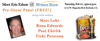 Eric Edson To Speak at February 21st Writers Store Pre-Oscars Panel