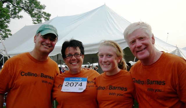 Ross Cellino and other representatives for Cellino & Barnes had a successful day at the corporate challenge.