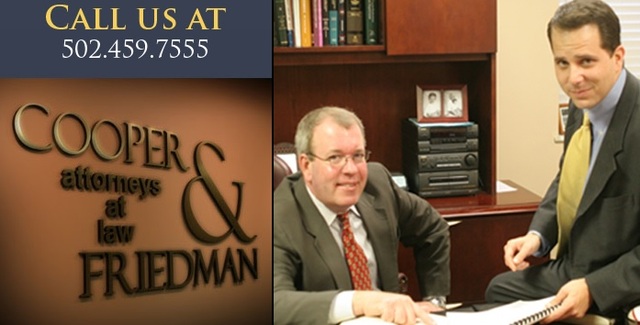 Cooper & Friedman offers free consultations to discuss your case and determine how we can help you. For info, call 502-459-7555.