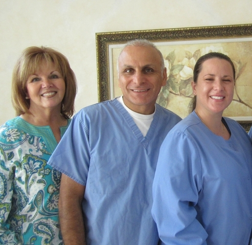 Dr. Farshid Soltanian and staff