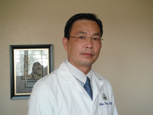 Dr. Allan Hong offers patients in his community a resource for oral health information. 