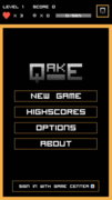 Irresistible Retro Game, Qake, Available in the iOS App Store