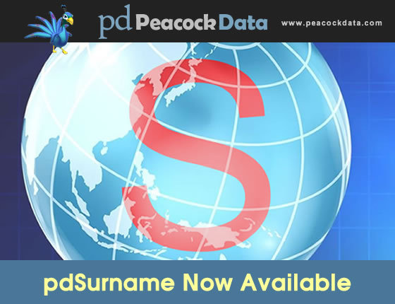 The new pdSurname software does for last names what the company's highly regarded pdNickname product has been doing for first names for years.