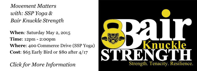 SSP Yoga is pleased to announce Movement Matters with Stacey Skilton-Pitz and John Bair.