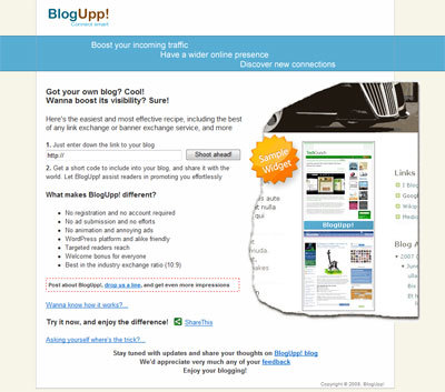 BlogUpp! - Connect smart