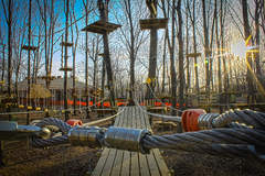There are 10 different aerial trails to choose from at The Adventure Park, from introductory to advanced. (Photo: Outdoor Ventures)