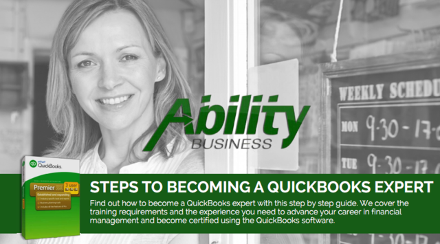 Let the pros at Ability Business help you become a QuickBooks expert on your way towards better backend management.