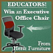 HERTZ FURNITURE LAUNCHES BACK TO SCHOOL IN COMFORT SWEEPSTAKES
Teachers and School Administrators Eligible to Enter