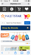 Inkjetstar.com redesigned mobile friendly website