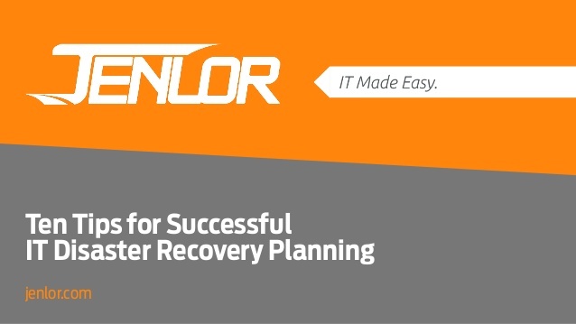 Protect your business from even the most threatening IT disasters with help from JENLOR. 