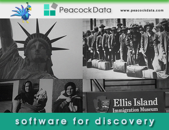 Peacock Data's flagship line of name software is by far the most complete set of historical first name, nickname, last name, and gender information available.