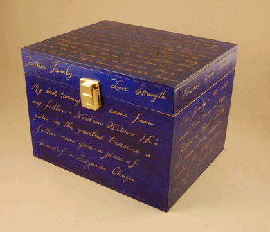 Custom Calligraphy Box Series Urns