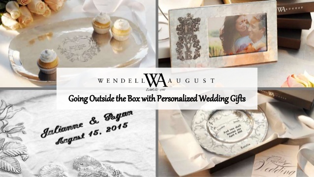 Make the next wedding gift you give stand out like no other with help from Wendell August.