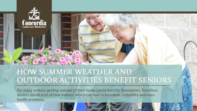 Keep active this summer season with Concordia's tips for senior summertime wellness. 