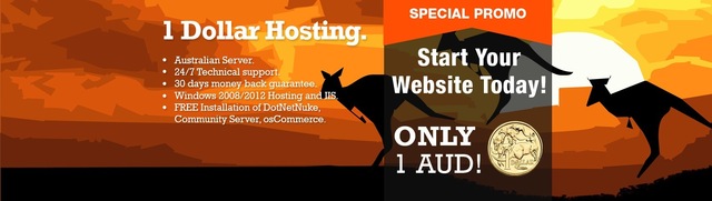 one dollar hosting, $1 web hosting