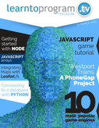 Cover of debut edition of LearnToProgram Magazine