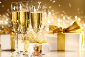 Champagne and Gift Card orders are huge money makers.