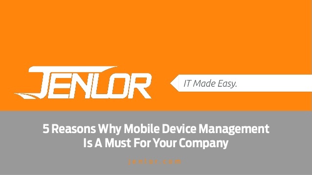 Learn everything you need to know about mobilizing your business with help from the IT experts at JENLOR.