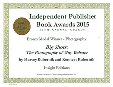 BIG SHOTS; The Photography of Guy Webster is now the 2015 Independent Publishers Book Awards 2015 Bronze Medal Winner for Photography.