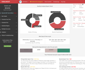 Viralwoot launches Pinterest Analytics, SEO and Spam tracking tool & reaches 65,000 users