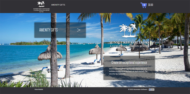 Sunset Key Cottages now uses the ORION 4.0 platform for all amenity ordering. 