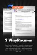 Send Your Resume 2 Ways in the Same Email