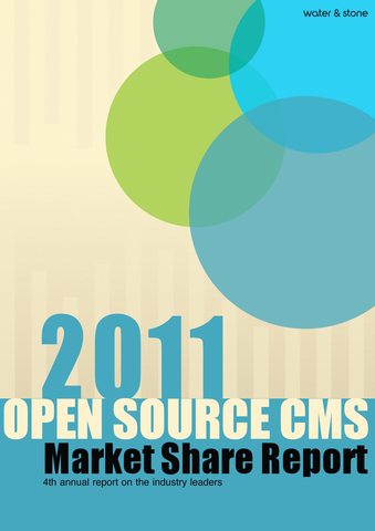 2011 Open Source CMS Market Share Report