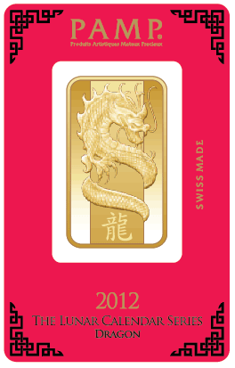 PAMP Lunar Dragon Gold Bar